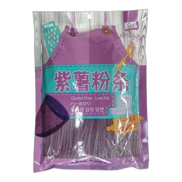JING YI GEN Zoete Aardappelnoedel Dun PAARS 500G