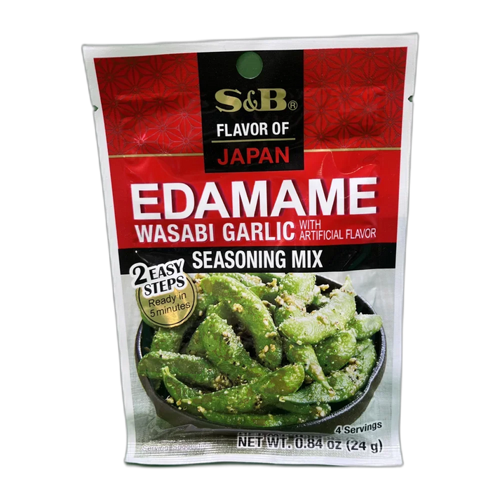 S&B Edamame Wasabi Knoflook Kruidenmix 24G
