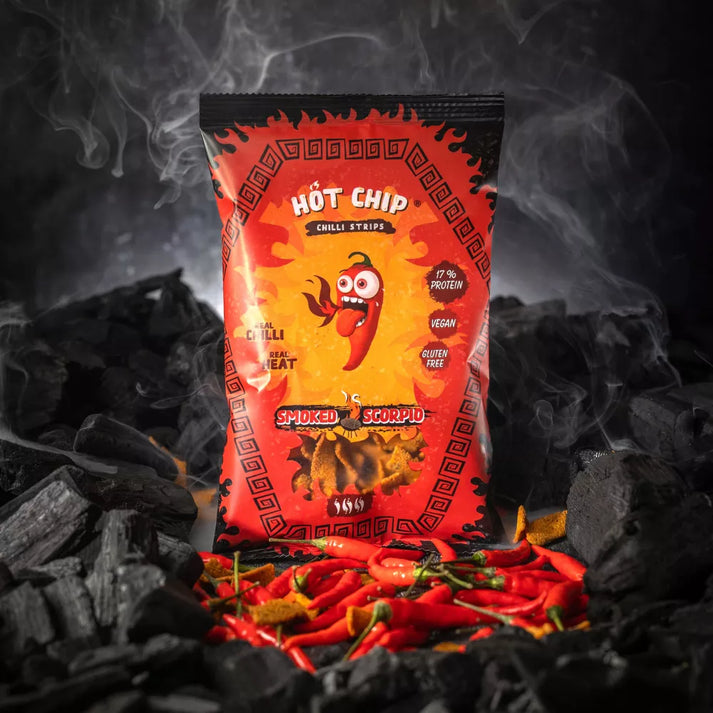 HOT CHIP Chilireepjes Gerookt Schorpioen 80G