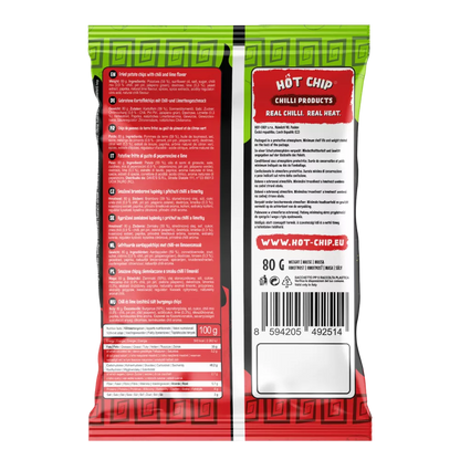 HOT CHIP Aardappelchips Chili & Limoen 80G