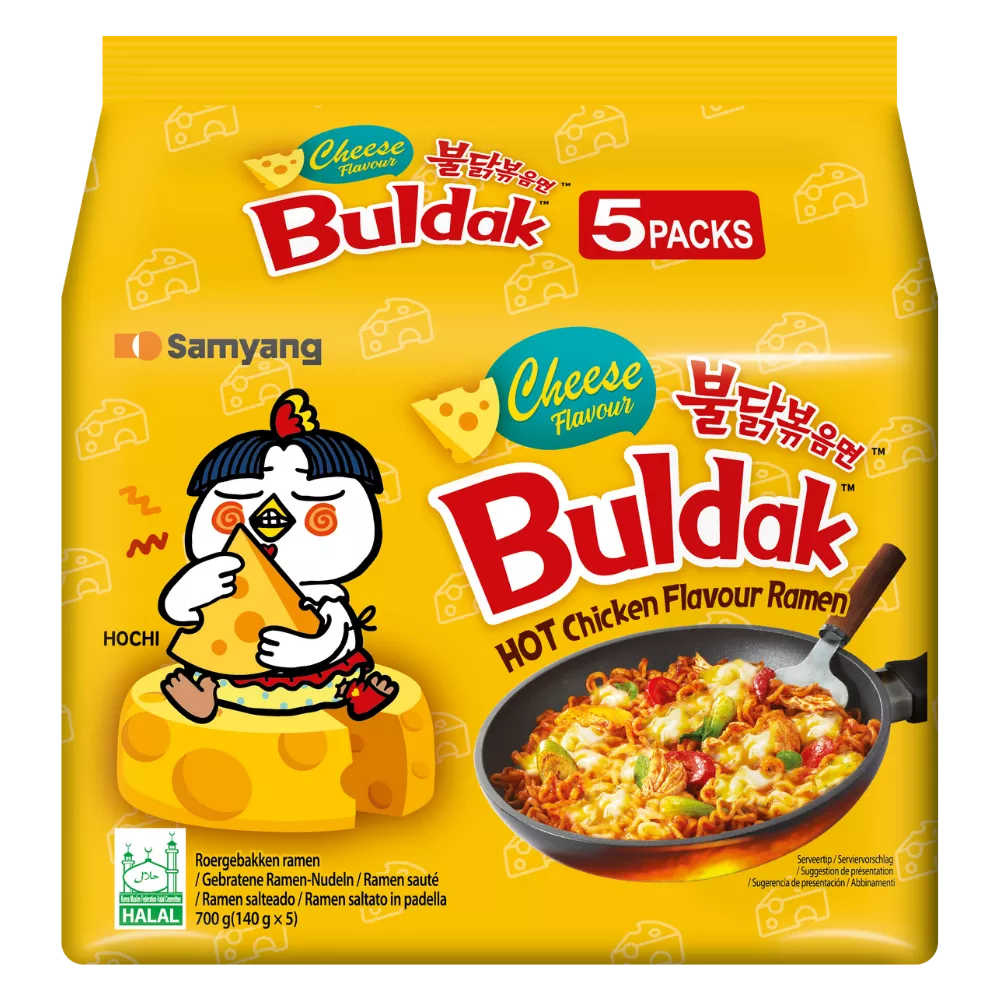 SAMYANG Buldak Kaas Instant Ramen 5x140G