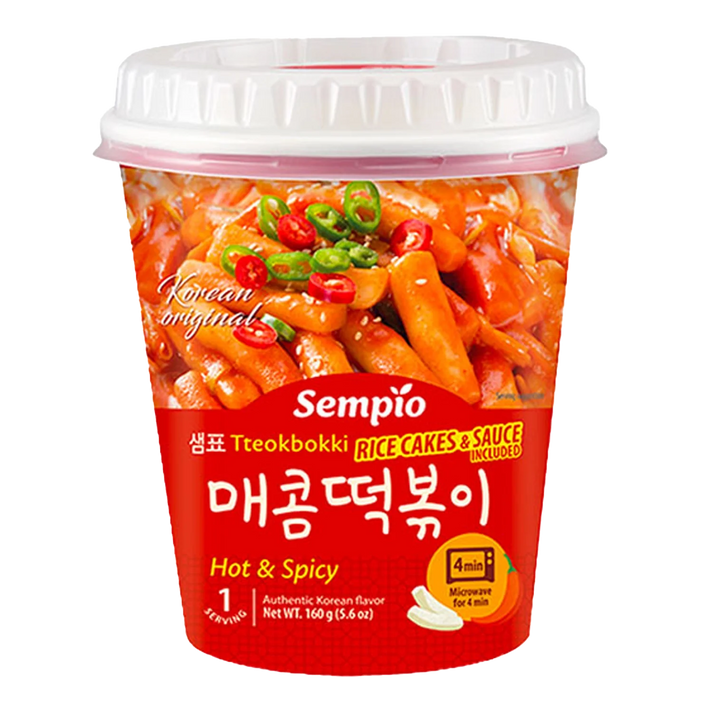 SEMPIO Tteokbokki met saus Hot&Spicy Cup 160G