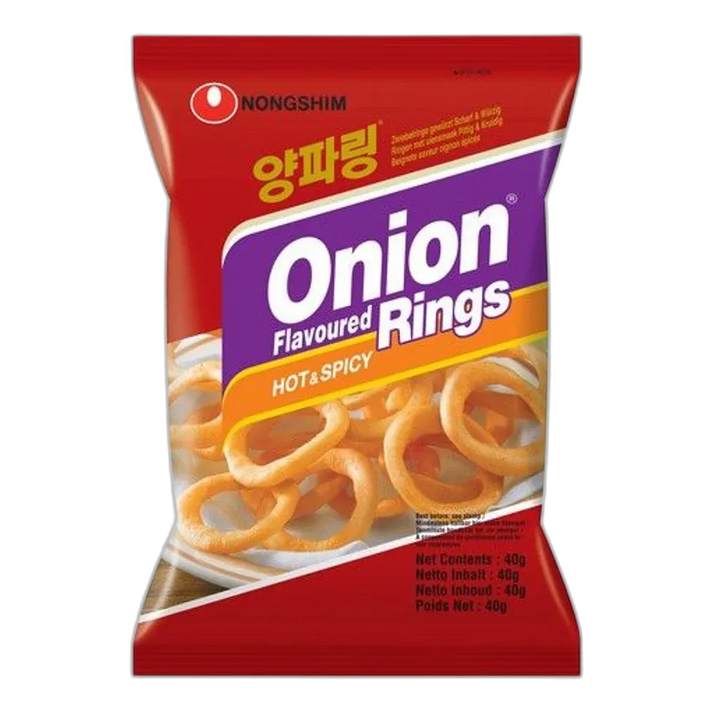NONGSHIM Onion Rings Hot – Koreaanse snack met chili