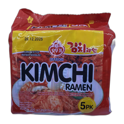 OTTOGI KIMCHI Ramen grote zak (5x120G)