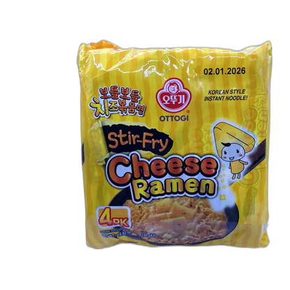OTTOGI Kaas Ramen Roerbak Multipack 4x120G
