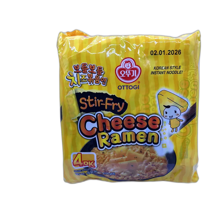 OTTOGI Kaas Ramen Roerbak Multipack 4x120G