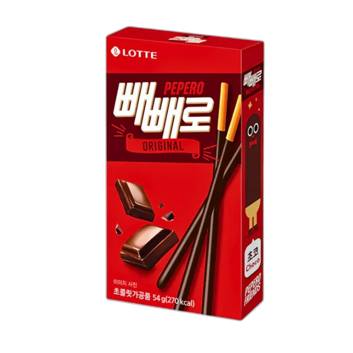 Pepero Originele Biscuit Sticks met Chocolade – 54g Koreaanse snack