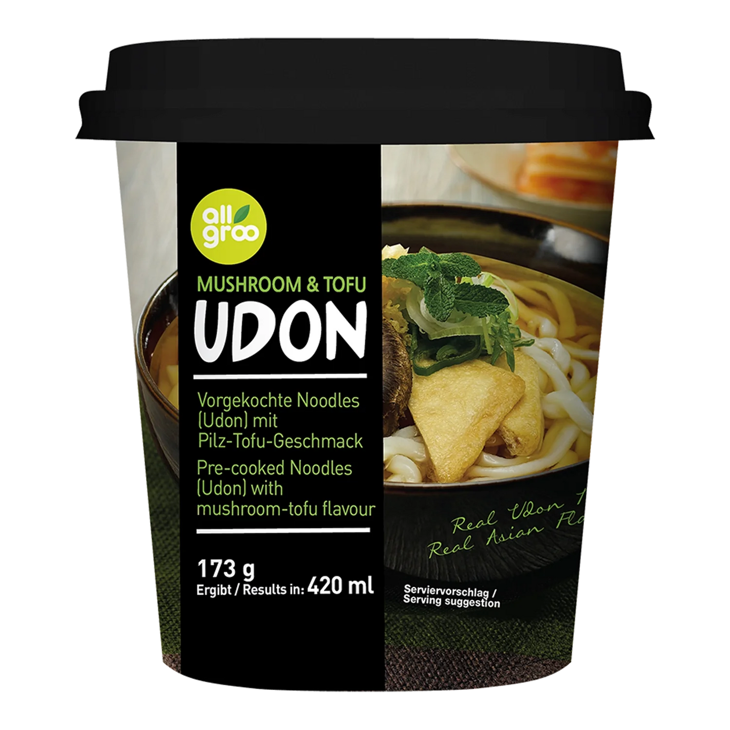 ALLGROO Udon Champignons en Tofu 173G
