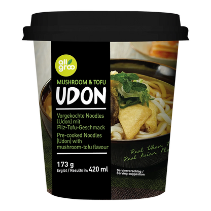ALLGROO Udon Champignons en Tofu 173G