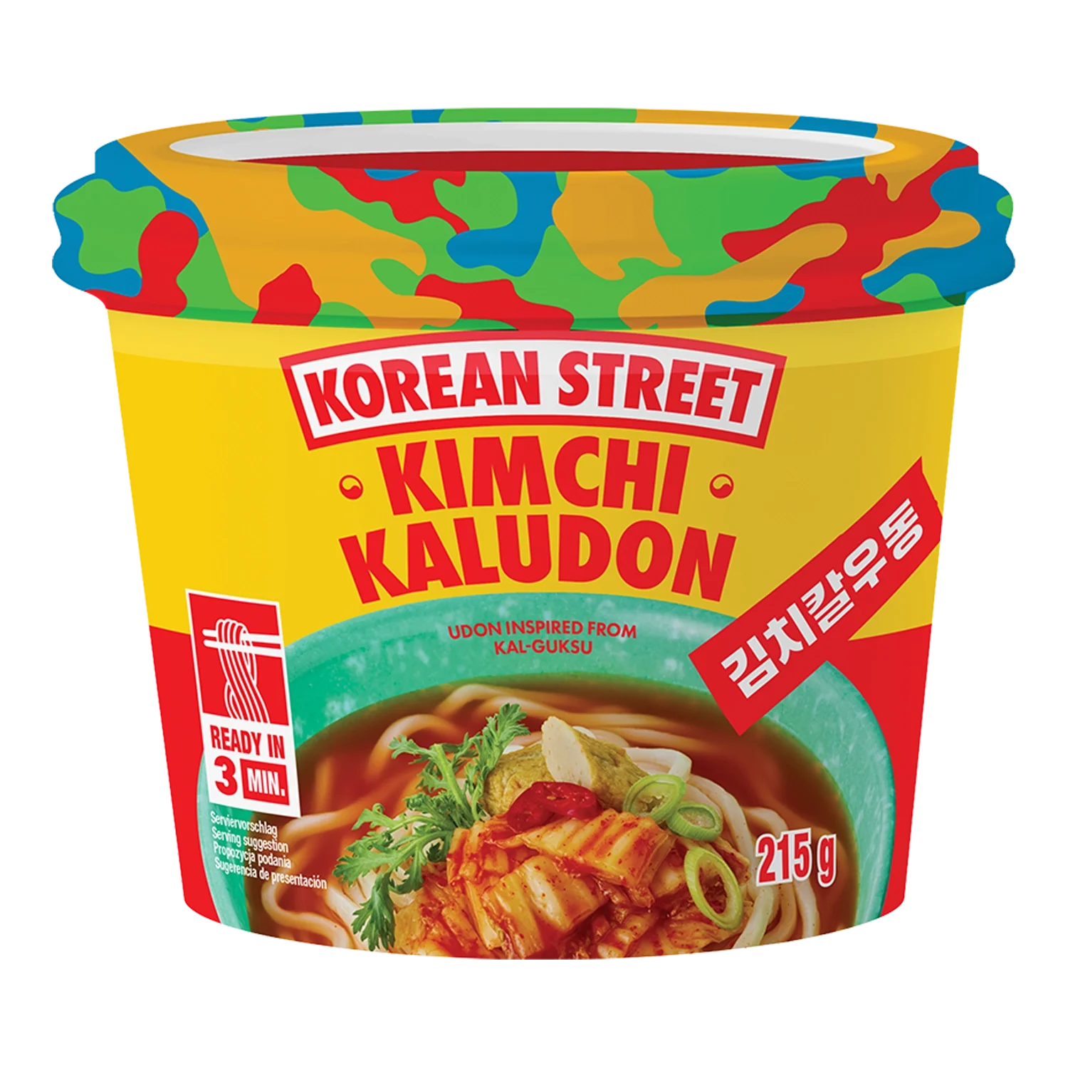 KOREAANSE STRAAT Inst. 215G Noedels Kaludon Kimchi