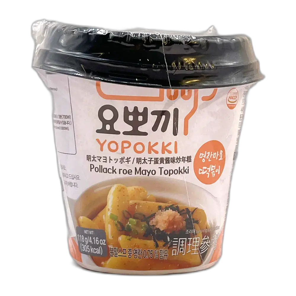 YOPOKKI Ricecake Cup Pollack Roe Mayo 118G