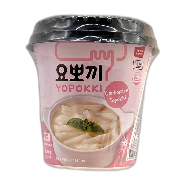 YOPOKKI Rijstwafel Cup Carbonara 120G