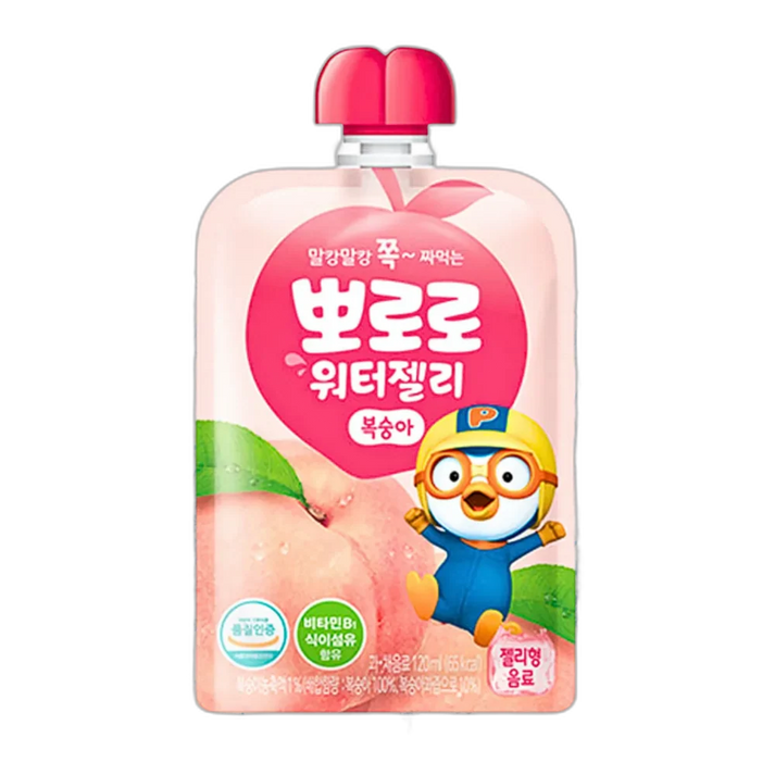 PALDO Pororo Water Jelly Perzik Smaak 120ML