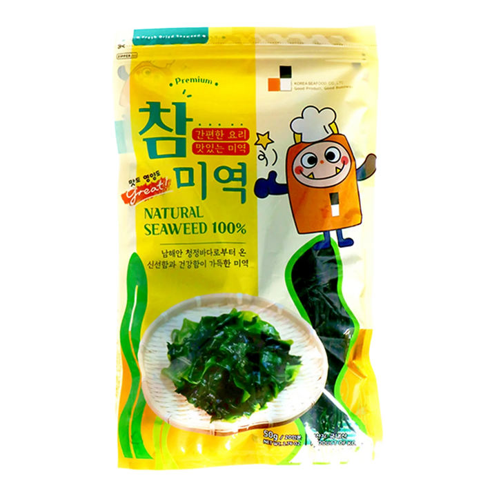KOREA SEAFOOD Wakame 100% natuurlijk gedroogd zeewier 50G