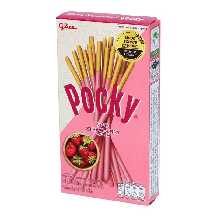 POCKY Biscuit Sticks Aardbeiensmaak. 47G