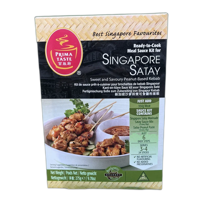 PRIMA TASTE Singapore Saté Retailpakket 275G