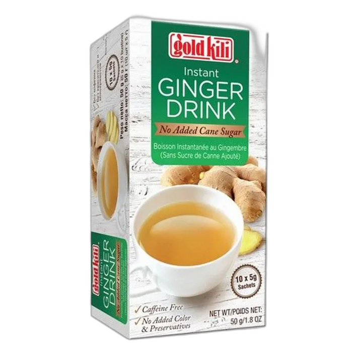Gold Kili gemberdrank zonder suiker – instant – 50g – 100% gemberextract