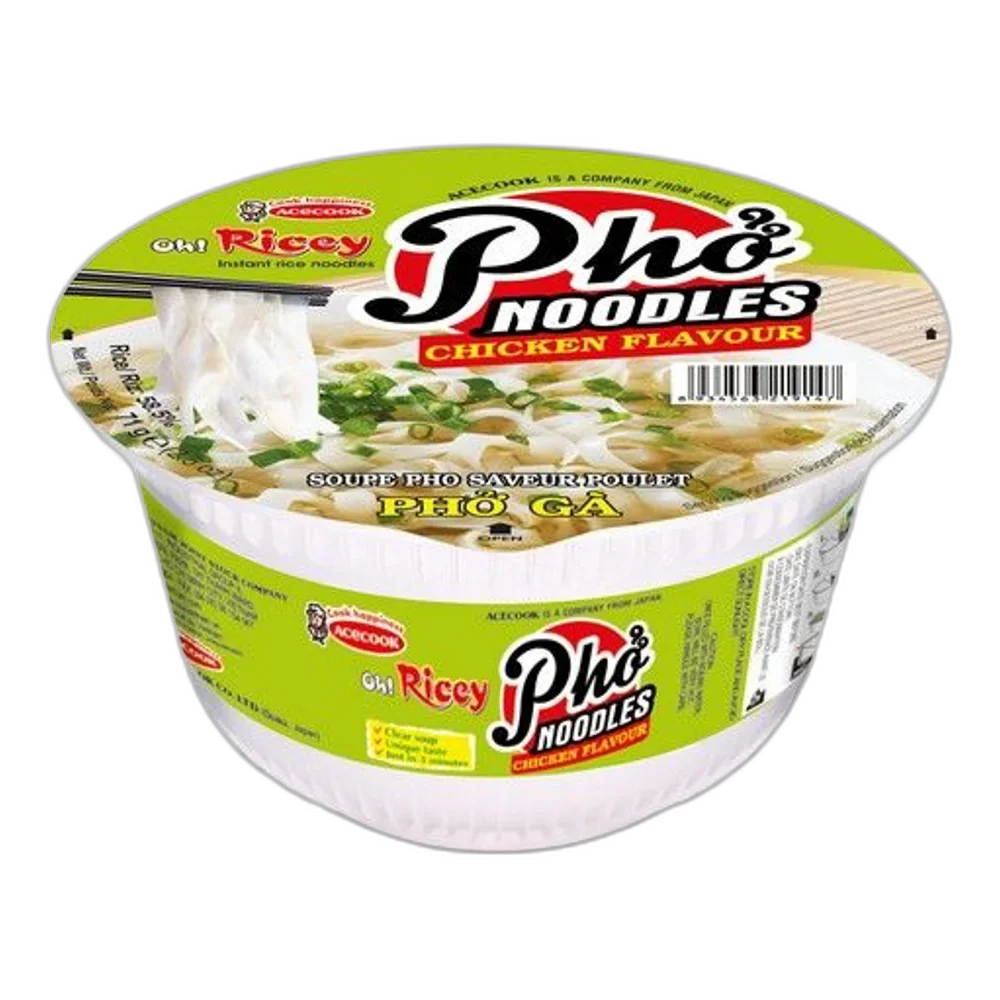 ACECOOK Instant Rijstnoedel Kip Cup 71G