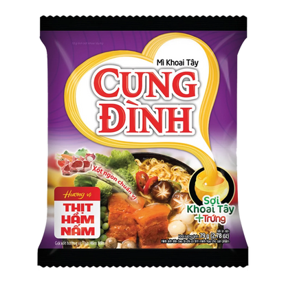 CUNG DINH Instantnoedels Varkensvlees en Champignons 79G