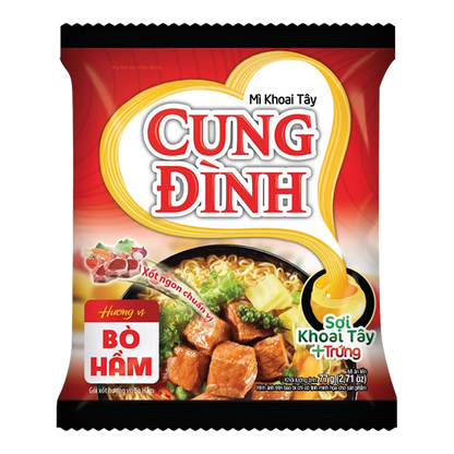 CUNG DINH Instantnoedels Gestoofd Rundvlees 77G