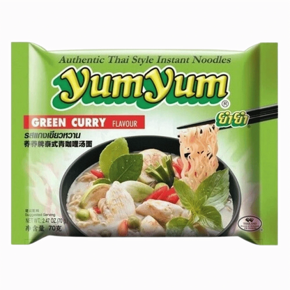 YUM YUM Instant Nudeln Green Curry Pk 70g